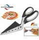 FORBICE TAGLIA PIZZA CM27 SMONTABILE CON SUPPORTO TRIANGOLARE LAMA ACCIAIO INOX