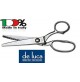 FORBICE TAGLIO ZIG ZAG IN ACCIAIO X STOFFA E CARTA TAGLIACAMPIONI 200 mm DE LUCA