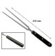 FORCHETTONE PER CARNE ED ARROSTO IN ACCIAIO INOX E MANICO IN POLIPROPILENE 275mm