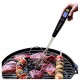FORCHETTONE / TERMOMETRO DIGITALE IN ACCIAIO PER COTTURA BARBECUE E FORNO 0-100°