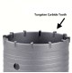 FRESA CAROTATRICE 130 mm + ASTA 350 mm SDS PLUS (10 mm) IN ACCIAIO FORGIATO