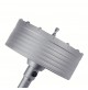 FRESA CAROTATRICE 130 mm + ASTA 350 mm SDS PLUS (10 mm) IN ACCIAIO FORGIATO
