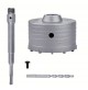 FRESA CAROTATRICE 130 mm + ASTA 350 mm SDS PLUS (10 mm) IN ACCIAIO FORGIATO