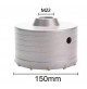 FRESA CAROTATRICE 150 mm + ASTA 350 mm SDS PLUS (10 mm) IN ACCIAIO FORGIATO