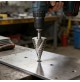 FRESA CONICA ALLARGAFORI A GRADINO PER METALLO 3 - 12 mm ALLARGA FORI