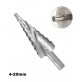 FRESA CONICA ALLARGAFORI A GRADINO PER METALLO 4 - 20 mm ALLARGA FORI