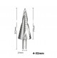 FRESA CONICA ALLARGAFORI A GRADINO PER METALLO 4 - 32 mm ALLARGA FORI