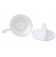 GANCI A VENTOSA NIENTE FORI  SET DUE PEZZI 70 mm CARICO MAX 4Kg