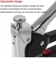 GRAFFETTATRICE SPILLATRICE CHIODATRICE TRE USI MANUALE CROMATA CON PUNTE E BOX