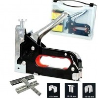 GRAFFETTATRICE SPILLATRICE CHIODATRICE TRE USI MANUALE CROMATA CON PUNTE E BOX
