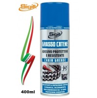 GRASSO SPRAY 400 ml PER CATENA DI MOTO E BICICLETTA ADESIVO PROTETTIVO 