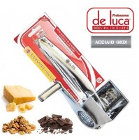 GRATTUGIA A RULLO MANUALE A MANOVELLA X FORMAGGIO NOCI CIOCCOL. IN ACCIAIO INOX 