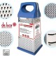 GRATTUGIA AFFETTATORE MANUALE MANICO PLAST. 4 LATI  ACCIAIO INOX MULTIUSO 22X10