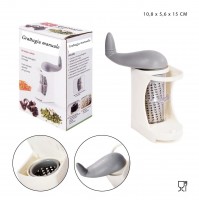 GRATTUGIA MANUALE A MANOVELLA PER FORMAGGIO CON RULLO IN ACCIAIO INOX 430