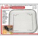 GRIGLIA A CESTELLO CM 20 X 20 + GRIGLIA X 8 FETTE DI PANE X FRIGGITRICE AD ARIA