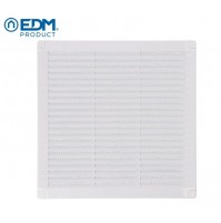 GRIGLIA DI AREAZIONE VENTILAZIONE IN PLASTICA CON RETE ANTI INSETTI cm 25 X 25 B