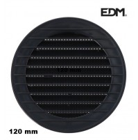 GRIGLIA DI VENTILAZIONE AREAZIONE DA ESTERNO IN PLASTICA ROTONDA X FORO 120 mm