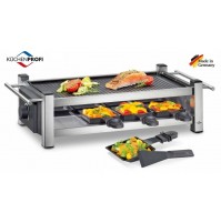 GRIGLIA ELETTRICA X RACLETTE CON PIASTRA ANTIADERENTE X 8 PERSONE 