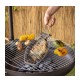 GRIGLIA GRATICOLA BISTECCHIERA CROMATA PER PESCE 520 X 110 mm PER BARBECUE