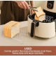 GRIGLIA PER 8 FETTE DI PANE TOAST X FORNO E FRIGGITRICE AD ARIA + PINZETTA INOX