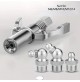 INGRASSATORE X TESTINE DI INGRASSAGGIO DI MACCHINARI A DOPPIA LEVA + TUBO FLESS-