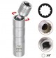 KIT 7 CHIAVI A BUSSOLA TESTA SNODABILE PROFILO XZN MILLERIGHE MISTE MM - POLLICI