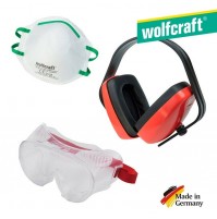 KIT DI SICUREZZA PROTEZIONE ANTI INFORTUNISTICO 3 PZ