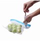 KIT SOTTOVUOTO CON POMPETTA MANUALE + 5 SACCHETTI RIUTILIZZABILI DI VARIE MISURE