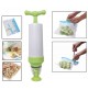 KIT SOTTOVUOTO CON POMPETTA MANUALE + 5 SACCHETTI RIUTILIZZABILI DI VARIE MISURE