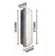 LAMPADA D' EMERGENZA DA INSTALLAZIONE FISSA A 50 A LED SMD AD ALTO RENDIMENTO