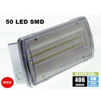 LAMPADA D' EMERGENZA DA INSTALLAZIONE FISSA A 50 A LED SMD AD ALTO RENDIMENTO