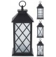 LAMPADA LANTERNA LUME DECORATIVO A BATTERIE CON LUCE A LED IN MATERIALE PLASTICO