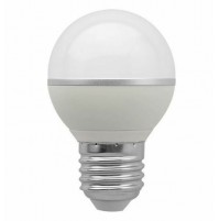 LAMPADINA MINI SFERA A LED RISPARMIO ENERGETICO 5,5 WATT  E 27 LUCE FREDDA