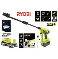 LANCIA A PRESSIONE 22 BAR MAX PORTATILE A BATTERIA 18V - 2.5Ah 