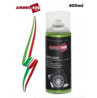LUCIDO SPRAY NERO GOMME PER PNEUMATICI AUTO 400ml AMBRO-SOL - ITALY