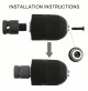 MANDRINO AUTOBLOCCANTE PER TRAPANO 2-13 mm + 2 ADATTATORI - SDS PLUS + IMPULSI