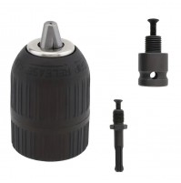 MANDRINO AUTOBLOCCANTE PER TRAPANO 2-13 mm + 2 ADATTATORI - SDS PLUS + IMPULSI