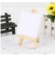 MINI CAVALLETTO DA PITTORE IN LEGNO + TELA DA 15x15 STAND ESPOSITORE PORTA FOTO