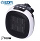 MINI STUFA TERMOVENTILATORE CERAMICO 700W CON SPINA POST. INTEGRATA  PROGRAMMAB.
