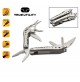 MINI UTENSILE MULTIFUNZIONE 10 IN 1 TASCABILE IN ACCIAIO INOX 420 COLTELLO PINZA