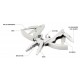 MINI UTENSILE MULTIFUNZIONE 7 IN 1 TASCABILE IN ACCIAIO INOX 420 COLTELLO PINZA