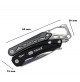 MINI UTENSILE MULTIFUNZIONE 9 IN 1 TASCABILE IN ACCIAIO INOX COLTELLO PINZA
