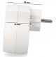 MULTIPRESA CON SPINA + 2 PRESE SCHUKO FRANCO TEDESCA E DOPPIA PRESA USB A+C B.