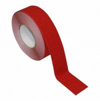 NASTRO ADESIVO ANTISCIVOLO ANTI SDRUCCIOLO 5 METRI X 25 mm ANTI SCIVOLO ROSSO