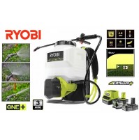 NEBULIZZATORE POMPA IRRORATRICE A BATTERIA 18V -2.0 & 4.0 Ah A ZAINO 15 LT RYOBY