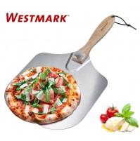 PALA PER PIZZA IN ALLUMINIO CON MANICO IN LEGNO PIEGHEVOLE 
