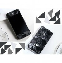 PELLICOLA 2 PEZZI FRONTE RETRO PER IPHONE 4 E 4S EFFETTO DIAMANTE 3D CON PANNO