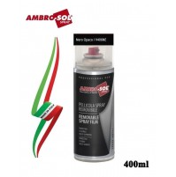 PELLICOLA SPRAY REMOVIBILE PELABILE DECORATIVE E PROTETTIVA NERO OPACO AMBRO-SOL