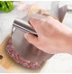 PIASTRA PRESSA HAMBURGER X SMASH BURGER IN ACCIAIO INOX DIAMETRO 14cm 