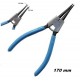 PINZA A BECCHI DRITTI PER ANELLI ELASTICI SEEGER ESTERNI AD ESPANSIONE 170 mm